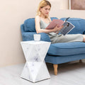 Marble End Table Multi-Face Contemporary Nightstand by DailySale