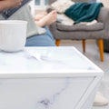 Marble End Table Multi-Face Contemporary Nightstand by DailySale