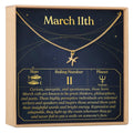 March 11th Pisces Necklace by Dear Ava