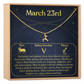 March 23rd Aries Necklace by Dear Ava