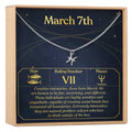 March 7th Pisces Necklace by Dear Ava