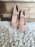 Marie Rhinestone Flat - Nude by Boutique 23