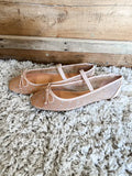 Marie Rhinestone Flat - Nude by Boutique 23