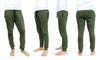 Marled Knit Joggers in Olive Color - Size: Small