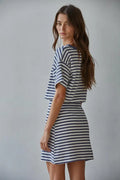 Marley Striped Mini Dress by Boutique 23