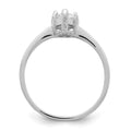 Marquise Cz Solitaire Ring by Fine Color Jewels