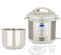 Martha Stewart 8-qt 7-in-1 Digital Stainless Steel Pressure Cooker by DailySale