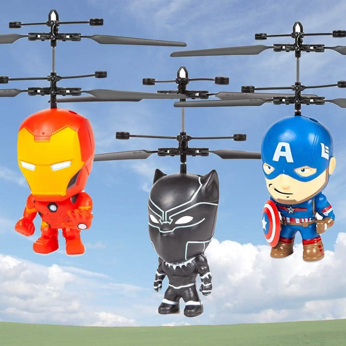 Marvel Licensed 3.5 Inch Flying Figure IR UFO Big Head Helicopter by DailySale