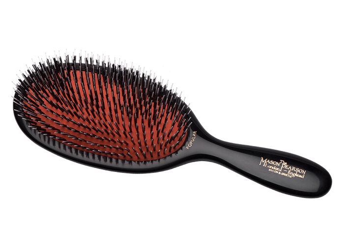 Mason Pearson Popular Bristle & Nylon Hair Brush – BN1 Dark Ruby (Large) - NIB