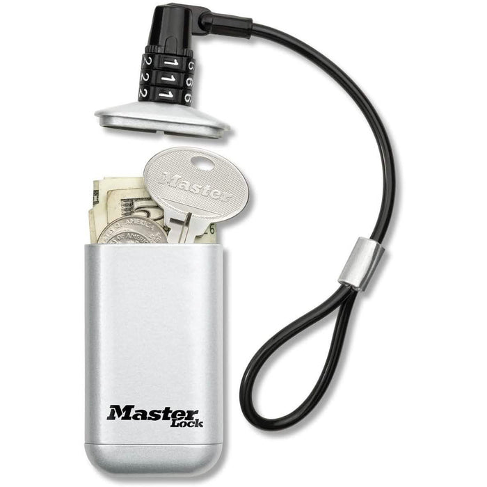 Master Lock Lock 5408D Mini Safe with 6" Cable Lanyard by DailySale