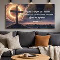 Matthew 19:6 - They Are No Longer Two But One Faith Sign by Tailored Canvases