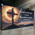 Matthew 6:34 - God Will Take Care of Your Tomorrow Faith Sign by Tailored Canvases