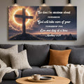 Matthew 6:34 - God Will Take Care of Your Tomorrow Faith Sign by Tailored Canvases