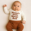 long sleeve graphic bodysuit | matzo ball by Finn + Emma
