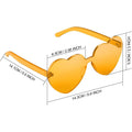 Maxdot Heart Shape Sunglasses Party Sunglasses by DailySale