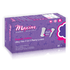 Maxim Organic Cotton 2-in-1 Liners Dual Protection 12 Packs of 35