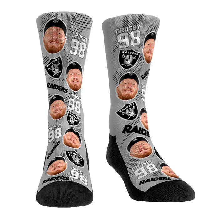 Maxx Crosby - Las Vegas Raiders - Football Guy by Rock 'Em Socks