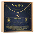 May 19th Taurus Necklace by Dear Ava