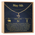 May 4th Taurus Necklace by Dear Ava