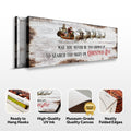 May You Never Be Too Grown Up To Search The Skies On Christmas Eve Sign II by Tailored Canvases