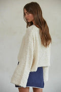 Maybell Sweater Top: Ivory by Boutique 23