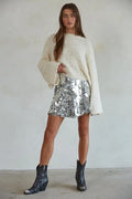 Maybell Sweater Top: Ivory by Boutique 23