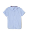 French Toast School Uniform Button Down Short Sleeve Peter Pan Blouse by Vanessa Jane