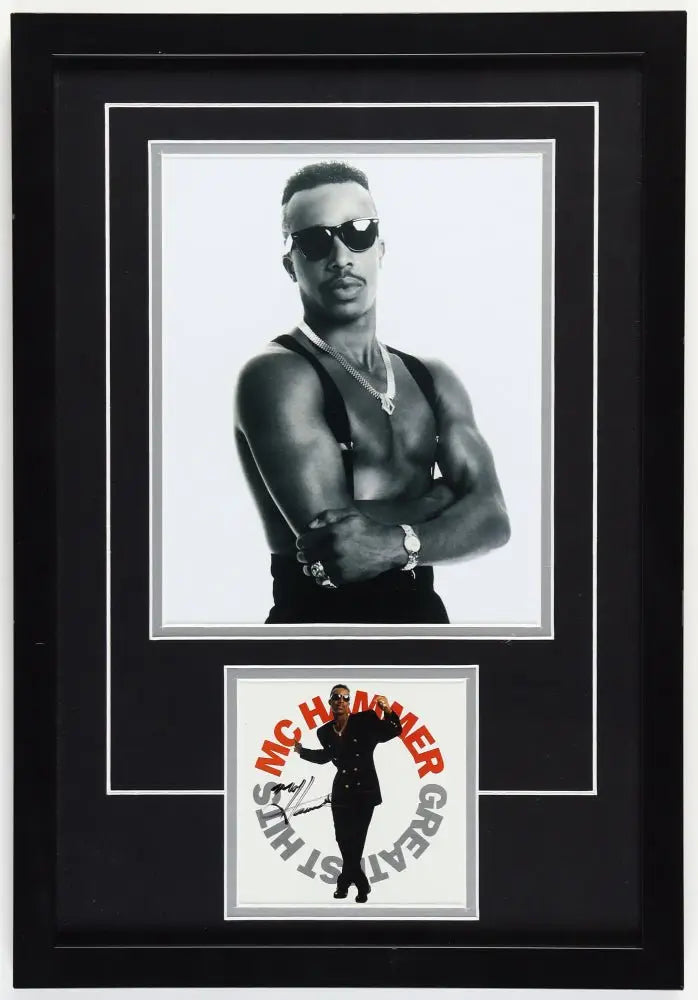 MC Hammer Signed Custom Framed CD Album Insert Display (Palm Beach) by Price Is Right Miami