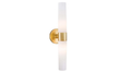 George Kovacs P5042-248, Saber, 2 Light Bath Fixture, Honey Gold by Vanessa Jane