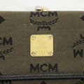 MCM Brown Canvas Kisslock Wallet #3937 by Bolt Boutique
