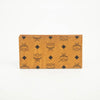 MCM Brown Leather Long Bifold Wallet #3692
