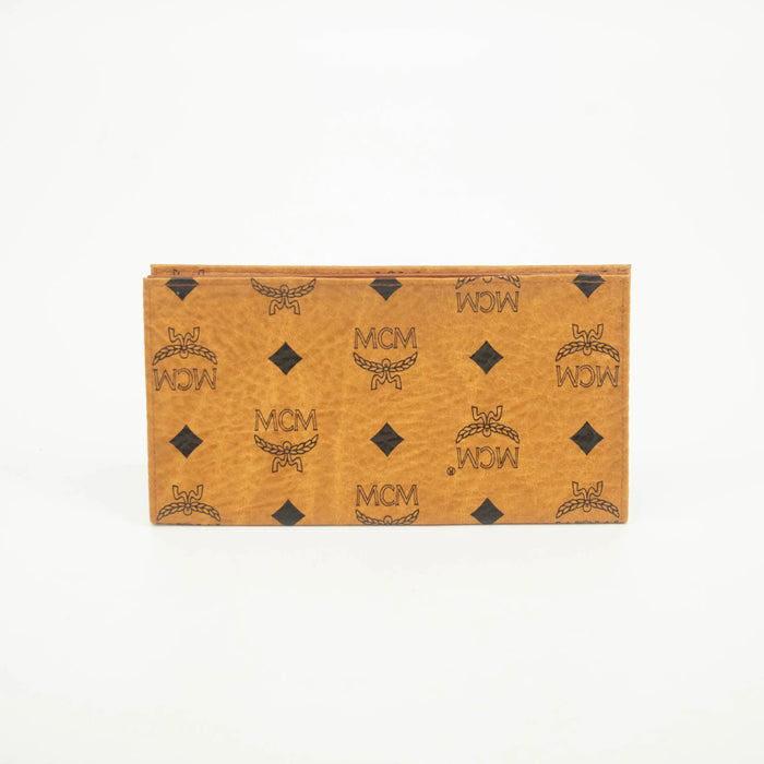 MCM Brown Leather Long Bifold Wallet #3692 by Bolt Boutique
