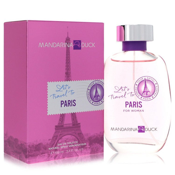 Mandarina Duck Let's Travel to Paris by Mandarina Duck Eau De Toilette Spray 3.4 oz for Women by Avera Group
