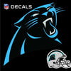 Carolina Panthers 8 Inch Logo Decal Sticker with Bonus Decal Flat Vinyl Auto Home