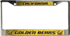 University of California Bears Cal Berkley Premium Metal License Plate Frame Chrome Tag Cover, 12x6 Inch