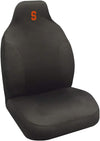 Syracuse University Orange Premium Embroidered Black Auto Bucket Seat Cover, 48x20 Inch, Elastic