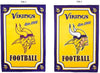 Minnesota Vikings Premium Double Sided Banner House Flag, Suede, 28x44 Inch