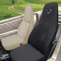 San Jose Sharks Premium Embroidered Black Auto Bucket Seat Cover, 48x20 Inch, Elastic