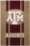 Texas A&M University Aggies Premium Double Sided Banner House Flag, Burlap Design, 28x44 Inch
