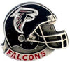 Atlanta Falcons Helmet Premium Metal Pin, Lapel Hat Tie, Push Pin Backing