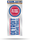 Detroit Pistons Double Up Die Cut 2-Piece Sticker Sheet