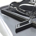 Portland Trail Blazers Hitch Cover Solid Metal with Raised Chrome Metal Emblem 2" Square Type III