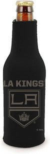 Los Angeles Kings 2-Pack Tonal Black Design Zipper Bottle Neoprene Beverage Insulator Holder Hockey