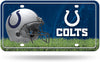 Indianapolis Colts Metal Auto Tag License Plate, Field Design, 6x12 Inch