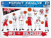 Houston Rockets Family Decals Sticker Sheet, 8x11 Inch