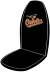 Baltimore Orioles Premium Embroidered Black Auto Bucket Seat Cover, 48x20 Inch, Elastic