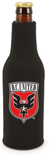 DC United Zipper Bottle Neoprene Beverage Insulator Holder Cooler MLS Soccer