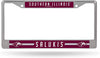 Southern Illinois University Salukis Metal Chrome License Plate Frame Tag Cover 12x6 Inch