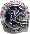 Houston Texans Premium Metal Pin, Lapel Hat Tie, Push Pin Backing