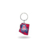 University of Arizona Wildcats Metal Keychain, State Shaped